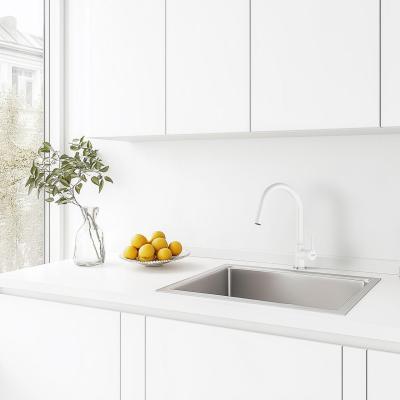 Franke Lina кухненски смесител Polar White бял с издърпващ се душ 115.0626.081