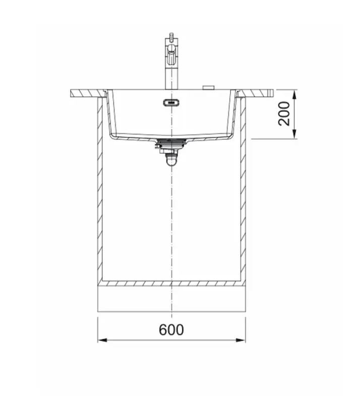 Franke Maris MRG 110-52 Fragranite Slate Grey Мивка - Подстройка, тъмно сива 125.0714.603