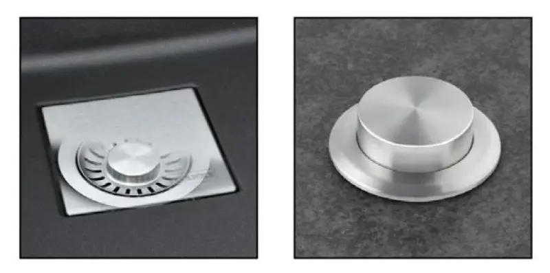 Franke Kubus KNG 110.62 Мивка 72x42 Slate Grey Гранит Сиво Тъмно Подплот с Отвор за Кран 125.0714.637