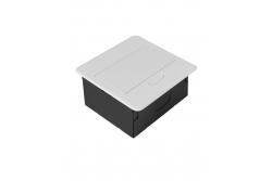 AVARO вграден мебелен контакт, 1x Schuko контакт, USB A+C, 1.5m кабел, Бял