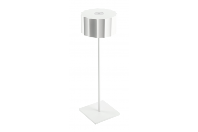 "LED таблетна лампа AZELIA, 2,5W, 200lm, DC 5V, 1A, 4000 K, батерия 4000 mAh, с регулируема яркост, бяла"