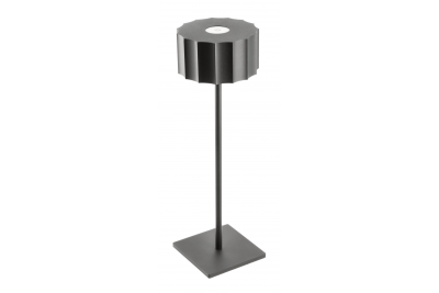 LED настолна лампа AZELIA, 2,5W, 200lm, DC 5V, 1A, 4000 K, батерия 4000 mAh, регулируема, черна