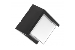 LED фасадно осветително тяло CANTI II, 12W, 1000lm, AC220-240V, 50/60Hz, IP65, 4000K, черно