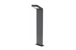 Светлина за градина LONDON LED, 10W, 720lm, IP54, AC220-240V, 50/60Hz, 4000K, права стойка, 58 см, черна