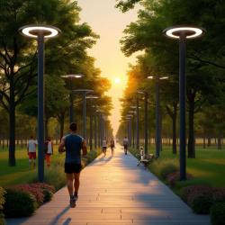 Улична и паркова осветителна тела ORLANDO, LED, 100W, 10000lm, 4000K, AC180-250V, IP65, 5г.