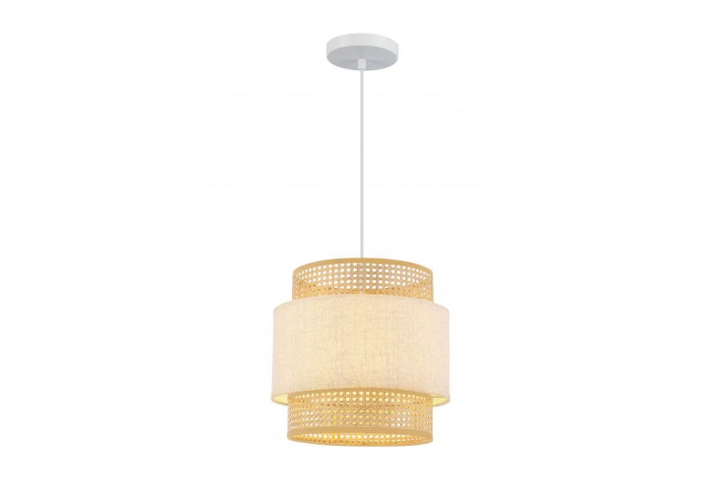 Таванна лампа ABRA, 6168, AC220-240V, 50/60Hz, 1*E27, макс.40W, IP20, средно 40 см, кремава