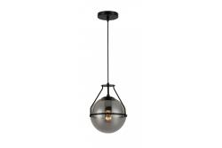 Таванна луминисцентна лампа DROP 2, 6984, AC220-240V, 50/60Hz, 1*E27, макс.25W, диам.21 см, черна
