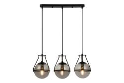 Таванна лампа DROP 3, 7134, AC220-240V, 50/60Hz, 3*E27, макс.25W, дължина 68 см, черна