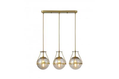 Таванна лампа DROP 3 , 6335, AC220-240V, 50/60Hz, 3*E27, макс.25W, дължина 68 см, злато