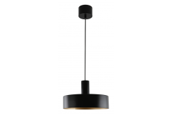 Таванна лампа SELVIA II, 9585, макс. 250V, 50/60Hz, 1*E27, макс.40 W, IP20, средно 30 см, черно/златно