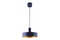Таванна луминисцентна лампа SELVIA II, 6010, макс. 250V, 50/60Hz, 1*E27, макс.40 W, IP20, ср. 30 см, тъмносиня