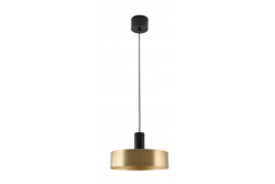 Таванна луминисцентна лампа SELVIA II, 6072, макс. 250V, 50/60Hz, 1*E27, макс.40 W, IP20, ср. 30 см, златно-черна