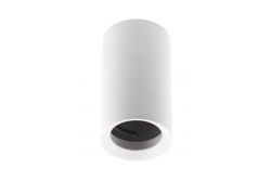 Таванна лампа TIPO alum, 65X115, IP20, макс 50W, бяла кръгла
