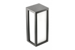 VASTI фасадно осветление, E27, MAX. 12W, IP54, AC220-240V, 50/60Hz, черно