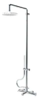 Waterevolution Flow drie-weg thermostatische douchemengkraan met hoofddouche en ronde handdouche Wit T131TNRBR

Ватереволюция Flow трипътен термостатичен душов смесител с горен душ и кръгла р