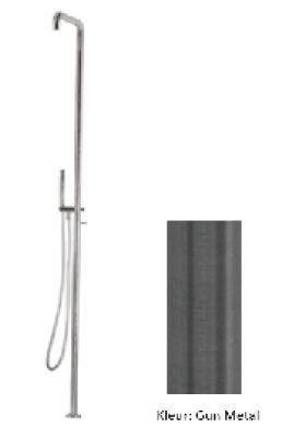Водна революция Flow душ система със смесител и ръчен душ Gun Metal T147GME