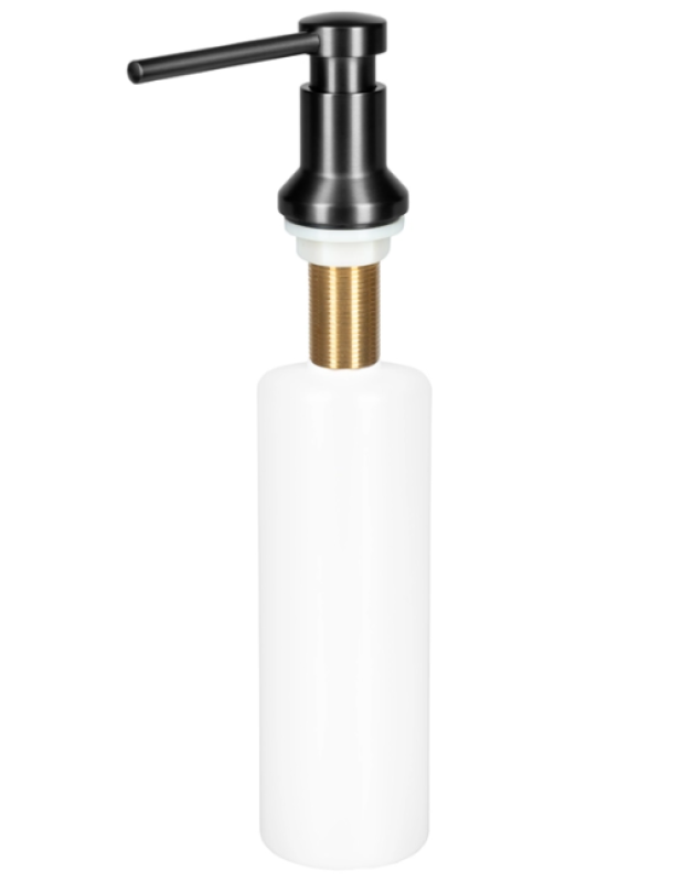 Аусман Турт Вграден диспенсър за сапун в цвят "gun metal", пълнене отгоре, 1208969721