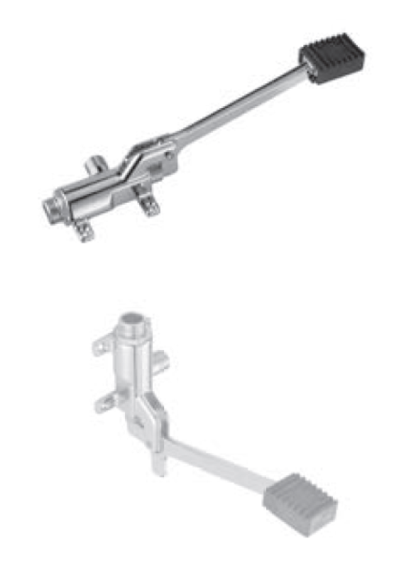 PB Pedal Line Педал за крака хром за монтаж на под или стена 1208969729