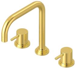 Waterevolution Flow 3-дупков кухненски смесител с въртящ се чучур и връзка за филтрирана вода, месинг T152HLE