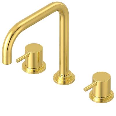 Waterevolution Flow 3-дупков кухненски смесител с въртящ се чучур и връзка за филтрирана вода, месинг T152HLE