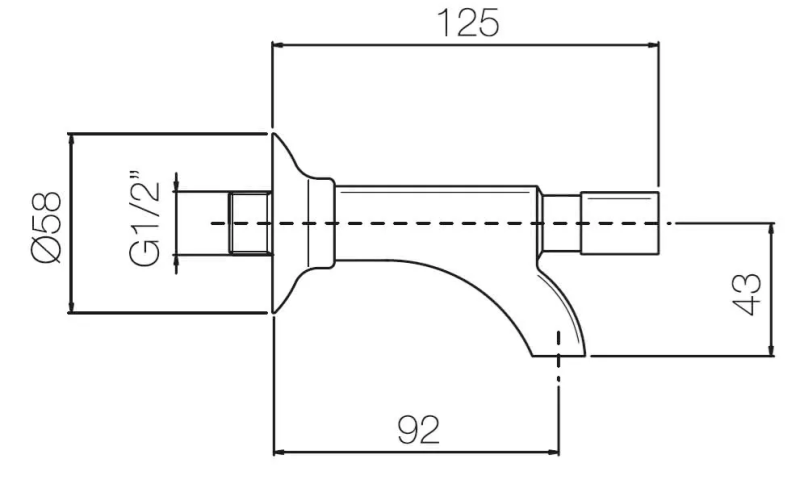 PB Градински кран с преден бутон 1208969796