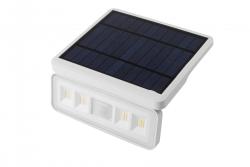 Соларен осветителен апарат с детектор за движение и здрач DAVOS, LED, 1000lm, 4000K, 2000mAh, IP54, бял