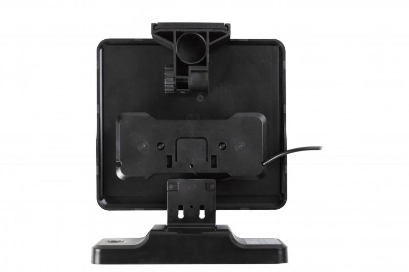 Соларен осветителен уред със сензор за движение и здрач DAVOS, LED, 1000lm, 4000K, 2000mAh, IP54, черен