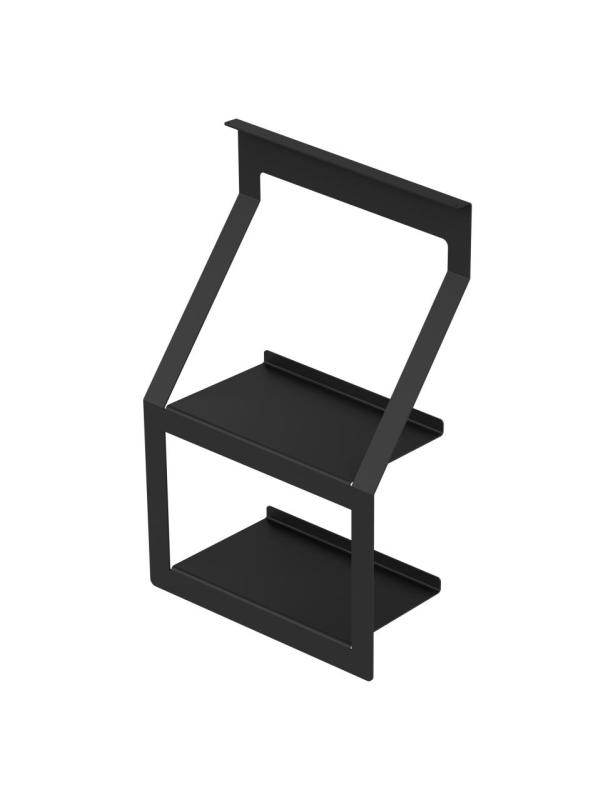 Епка Луксион Двойна Поставка за Кухненски Релси Метал Черен 1208969967