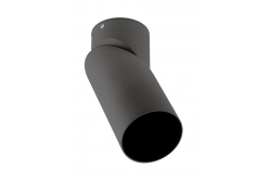 Таванна лампа VIRGO, макс. 250V, 50/60Hz, 57x152mm, IP20, макс. 20W, Кръгла, Черна
