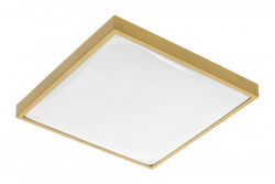 ALTAR LED Таванна лампа, 295x295mm, 4000K, 24W, 1680lm, AC180-250V, 50/60 Hz, PF>0.5, IP44, Златист, 3 години гаранция.