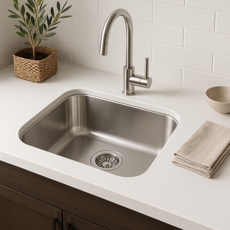 Банка IB3440 мивка от неръждаема стомана 34 x 40 см вграден модел 1208970046