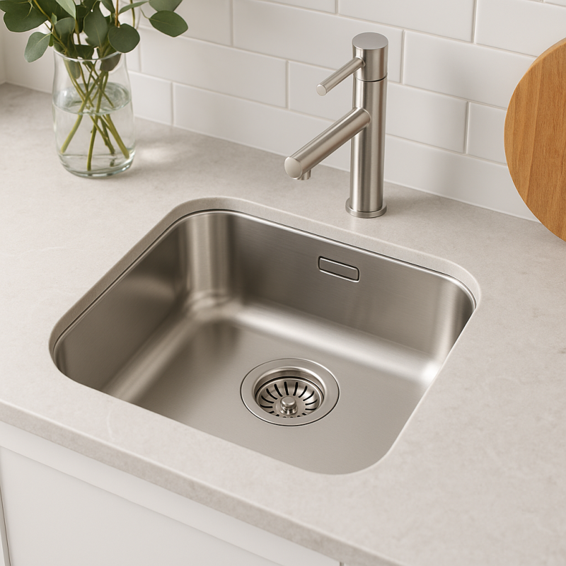 Банка IB3440 мивка от неръждаема стомана 34 x 40 см вграден модел 1208970046