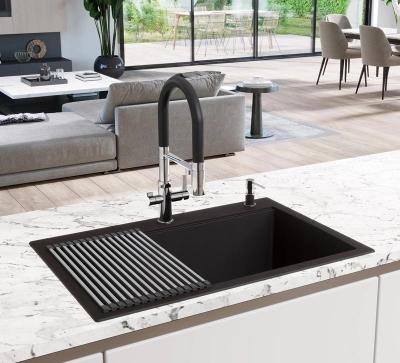 Ausmann Claridge 3-пътен кухненски смесител с гъвкав излив и филтрирана вода – Хром - 1208970091