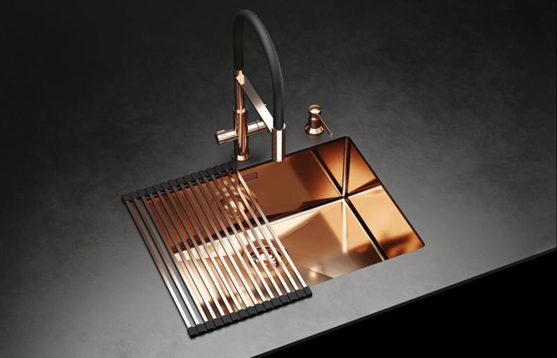 Ausmann Claridge 3-пътен кухненски смесител с гъвкав излив и филтрирана вода – Хром - 1208970091