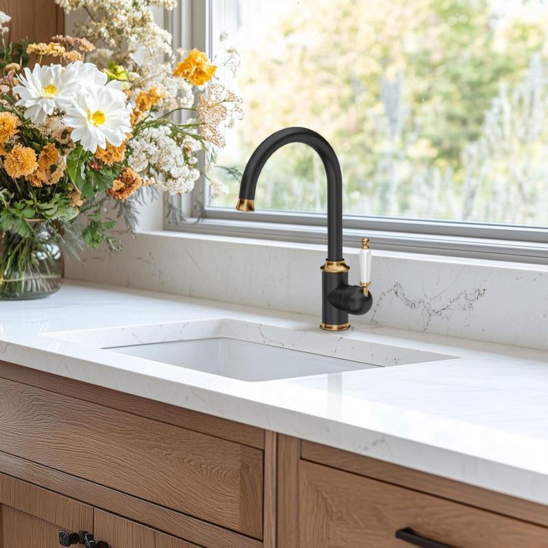 Ausmann Ceramic Ember Керамична Бяла Квадратна Мивка за Горно и Долно Монтиране 40 x 40 см със неръждаема стомана тапа 1208970094