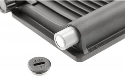 Слънчево прожекторно осветление LUMOS II, LED, 2000lm, 6400K, 2600mAh заменяемо, IP65, черно