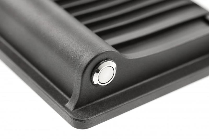 Слънчево прожекторно осветление LUMOS II, LED, 2000lm, 6400K, 2600mAh заменяемо, IP65, черно