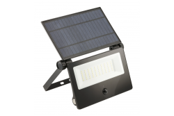 Светлина за наводнение от слънцето LUMOS II, LED, 3000lm, 6400K, 2x2600mAh заменяема, IP65, черна