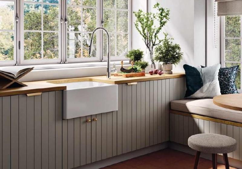 Ausmann Ceramic Haven Керамична Бяла Мивка - Надплотова, Подплотова и Междинна 595 x 455 мм 1208970513