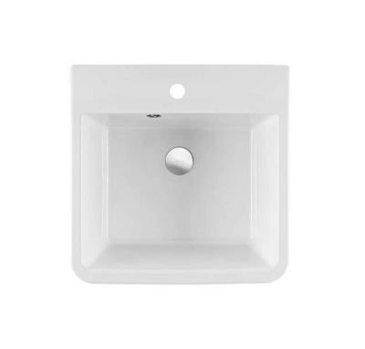 Ausmann Ceramic Frost керамична бяла мивка - Надстройка 510 x 506 мм с отвор за смесител 1208970516