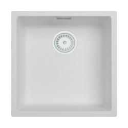 Witte Spoelbak 40x40 cm Onderbouw, Opbouw en Vlakinbouw met Witte Plug 1208970536

Бяла мивка 40x40 см за подмонтаж, надстройка и вграждане с бял тап 1208970536