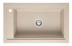 Гранителенд Магра Гранитни Бежови Пясъчни Мивки за монтаж 686 x 427 мм с отвор за чешма и неръждаема щепсел 1208970617