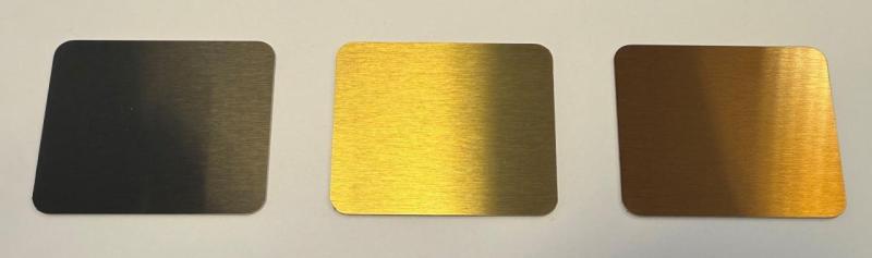 Pure.Sink PVD неръждаема стомана цветен образец четкан Gun Metal 1208970648