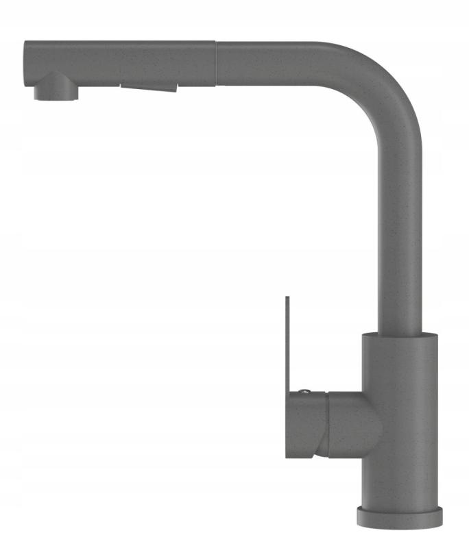 Гранителанд Celeste кухненски смесител сив с изтеглящ се чучур и ръчен душ с двойна функция 1208970663