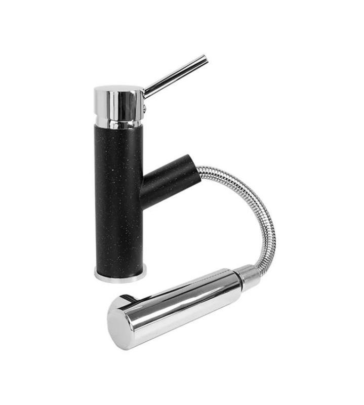 Гранителенд Черес кухненски смесител Ардуин с външен вид на твърд камък с изтеглящ се излив и душ с двойна функция 1208970706