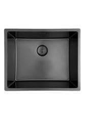 Pure.Sink Prestige Комплект Gun metal мивка 50x40 см с Gun metal кухненски чешмичка 1208970763