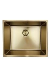 Pure.Sink Prestige Комбиниран комплект Златен мивка 50x40 см със Златен кухненски чешмич 1208970764