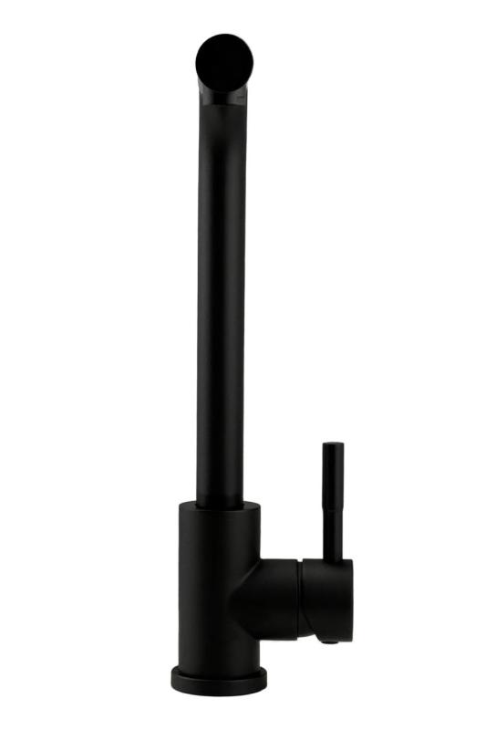 Черен комплект мивка 50x40cm с черен кухненски чучур 1208970765