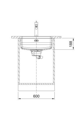 Franke Maris Quiet MQX 110.50 RVS Мивка 50x40 см За вграждане 122.0694.477