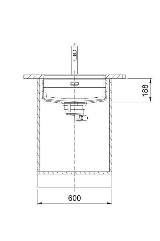 Franke Maris Quiet MQX 110.50 RVS Мивка 50x40 см За вграждане 122.0694.477